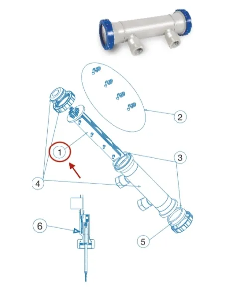 Zellelektrode Idegis Domotic Industrial D-40/50 EX R-114