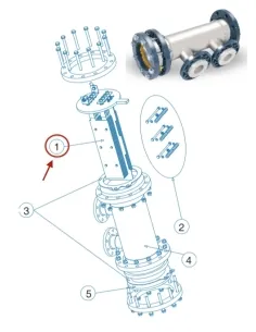 Electrodo Célula Idegis Domotic Industrial