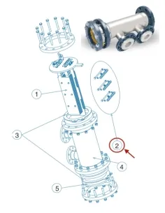 Kit Anclaje Electrodos Idegis DOM-70/90 R-TORN 06