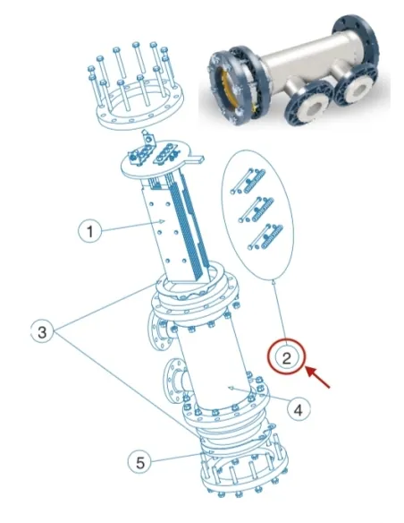 Kit d'ancrage des électrodes Idegis DOM-70/90 R-TORN 06