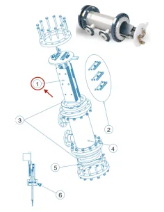Electrodo Célula Idegis LS Industrial