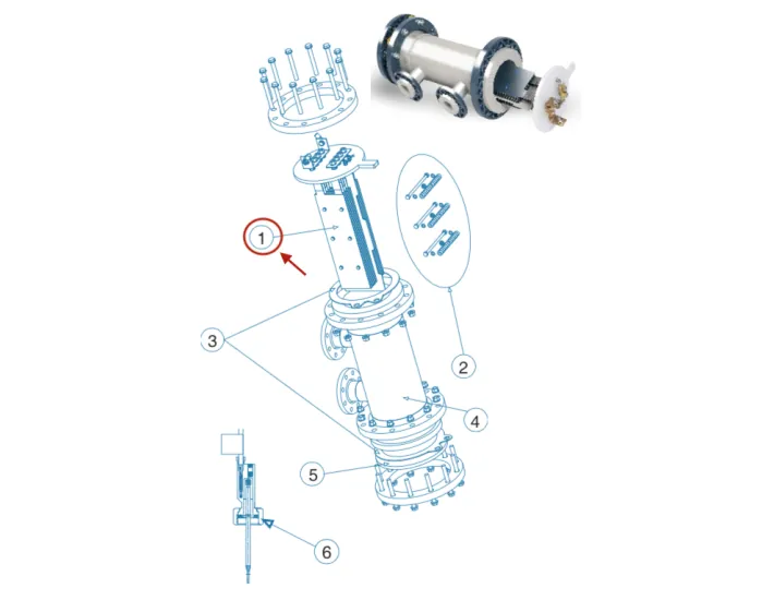 Electrodo Célula Idegis LS Industrial