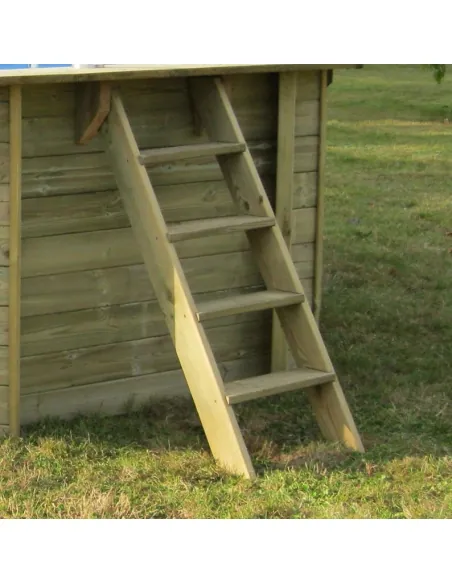 Wooden swimming pool Gre Sunbay Macadamia Oval 632x335x130