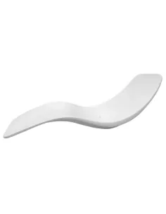 ANTARES fiberglass chaise longue Sined White