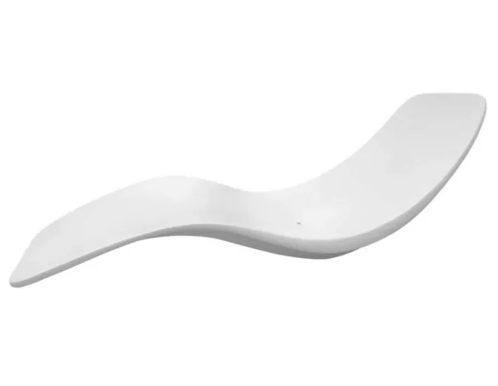 Chaise longue ANTARES Sined Branco em fibra de...
