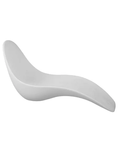 Chaise longue Sined SIRIO de polietileno de alta calidad Blanco