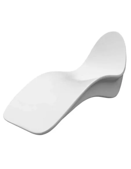 Chaise longue Sined VEGA de Fibre de Vidrio Blanco