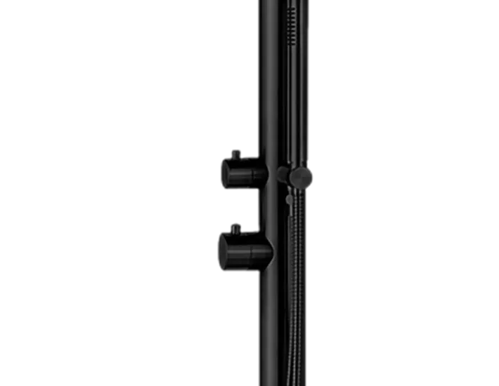 Sined Alghero Duschkopf Edelstahl Satin Schwarz