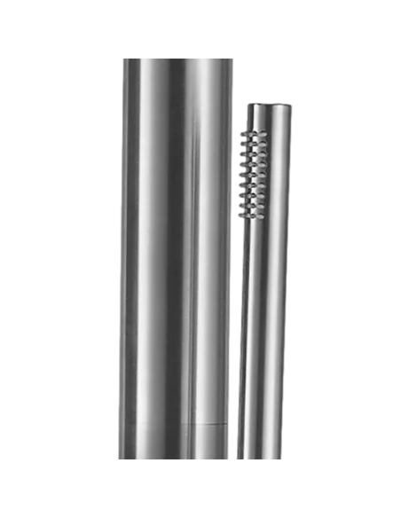 Sined Chia Tête de douche en acier inoxydable avec mitigeur et douchette à main