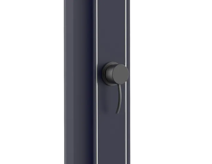 Sined Dafne Aluminum Solar Shower with Mixer...