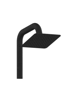 Sined Dino Solar Shower with Mixer and Footbath Black 2