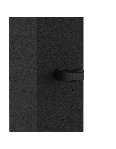 Sined Dino Solar Shower with Mixer and Footbath Black