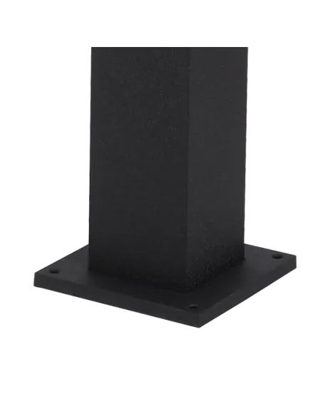 Sined Dino Solar Shower with Mixer and Footbath Black