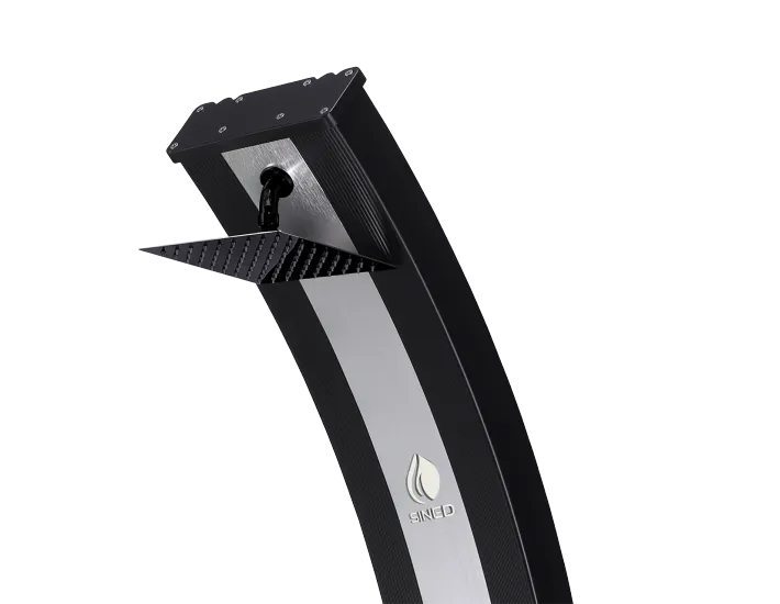 Douche op zonne-energie Ella 40L Zwart...