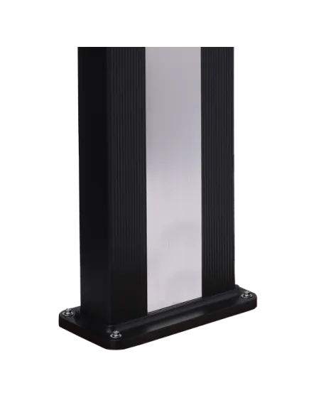 Douche op zonne-energie Ella 40L Zwart Aluminium met voetsproeier