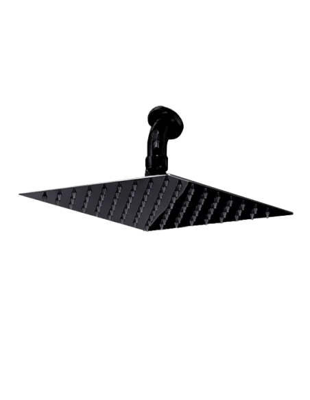 Douche op zonne-energie Ella 40L Zwart Aluminium met voetsproeier