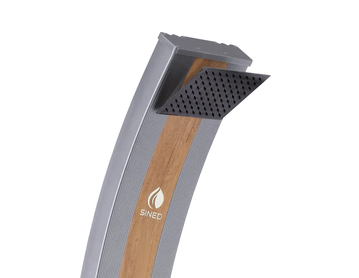 Dutxa Solar Sined Ella 40L Alumini Gris amb...