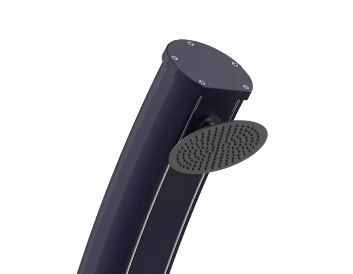 Solar Shower Sined Emi 25L Aluminum Blue