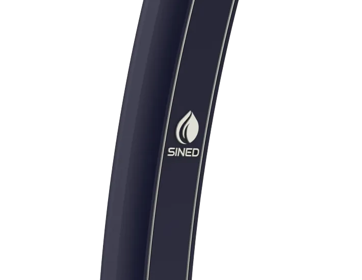 Solar Shower Sined Emi 25L Aluminum Blue