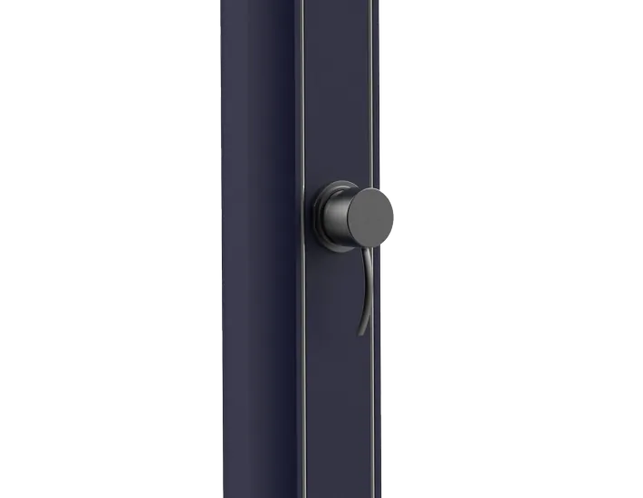 Solar Shower Sined Emi 25L Aluminum Blue