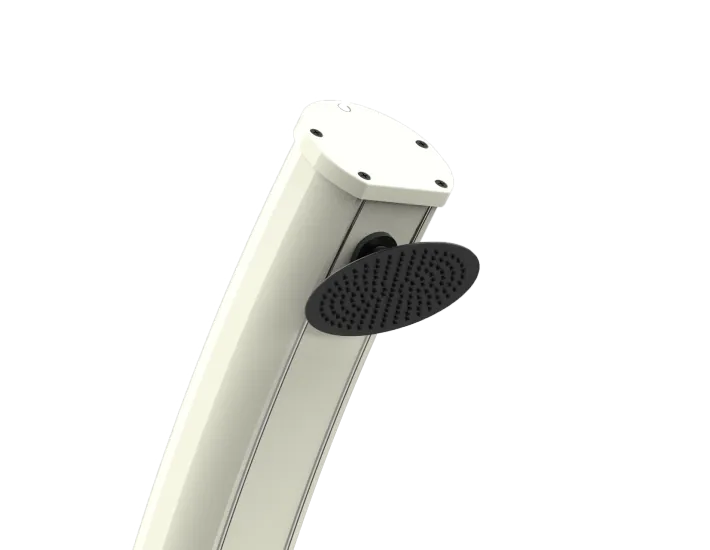 Doccia solare Sined Emi 25L Alluminio Bianco