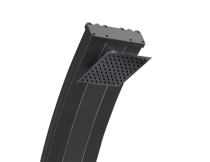 Dutxa Solar Sined Llegiu Alumini Negre amb...