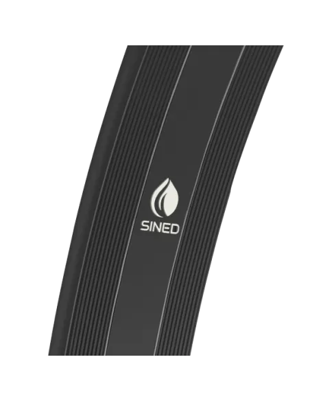 Dutxa Solar Sined Llegiu Alumini Negre amb Rentapeus