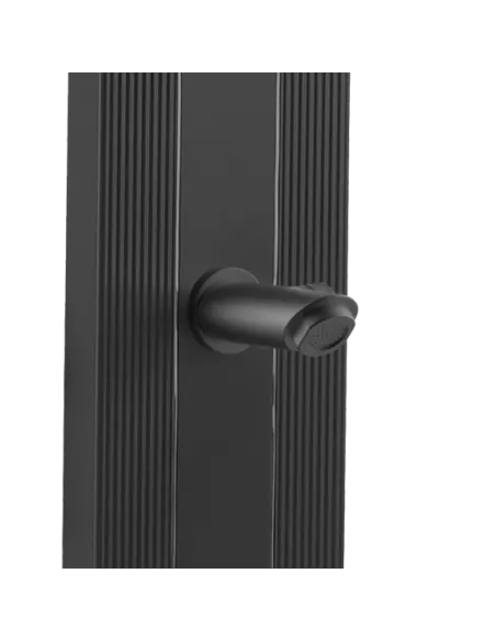 Dutxa Solar Sined Llegiu Alumini Negre amb Rentapeus
