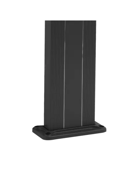 Dutxa Solar Sined Llegiu Alumini Negre amb Rentapeus