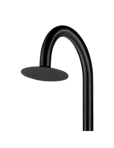 Shower Sined Palau Stainless Steel Black with Foot Washer 2