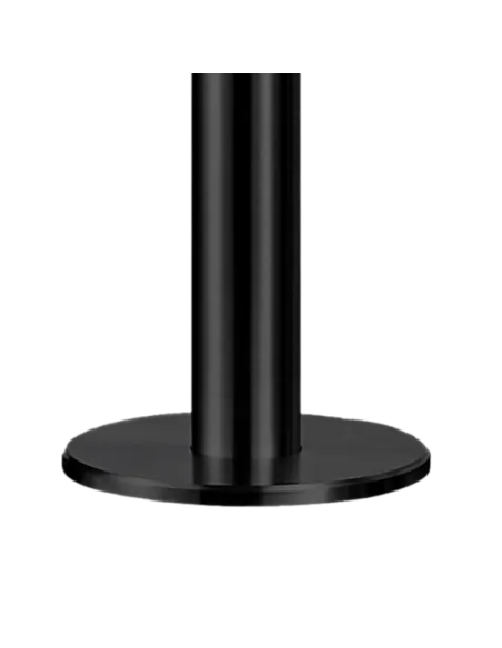 Sined Palau douchepalet roestvrij staal zwart met voetsproeier