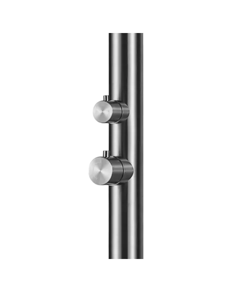 Douche Sined Palau en acier inoxydable avec lave-pieds