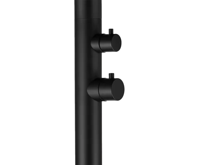 Sined Quartu Doccia in acciaio inox nero opaco...