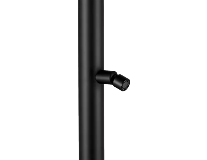 Sined Quartu Doccia in acciaio inox nero opaco...