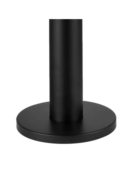 Sined Quartu Doccia in acciaio inox nero opaco con lavapiedi