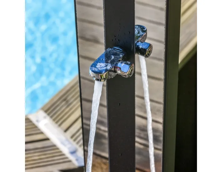 Dutxa solar alumini Premium 38 litres Gre DSALP38