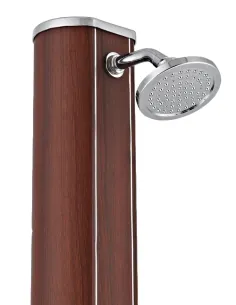 Round wood-look solar shower 32 liters DSALR32W 2