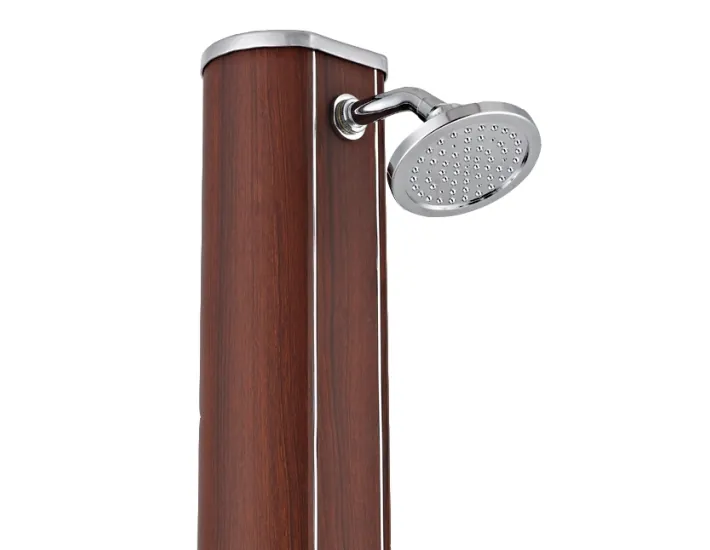 Ronde houtlook solar douche 32 liter DSALR32W