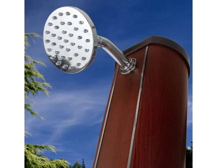 Ronde houtlook solar douche 32 liter DSALR32W