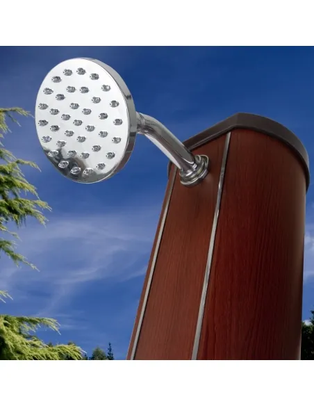 Ronde houtlook solar douche 32 liter DSALR32W