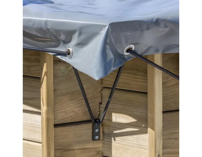 Winterafdekking Gre Ovale houten zwembaden