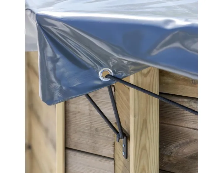 Winterafdekking Gre Ovale houten zwembaden