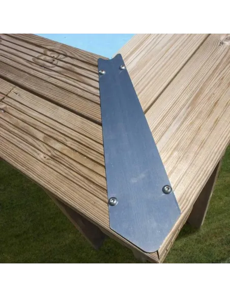 Wooden swimming pool Gre Sunbay Cannelle 2 Oval 535x335x117