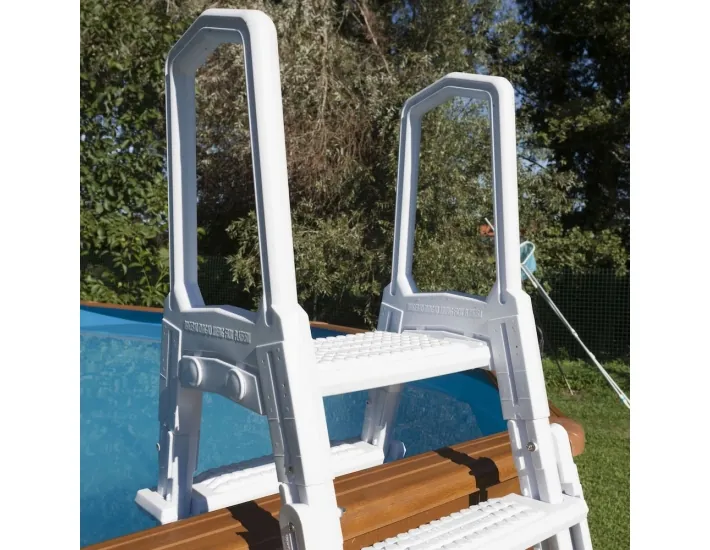 Escalera de seguridad Premium 2x4 peldaños Gre