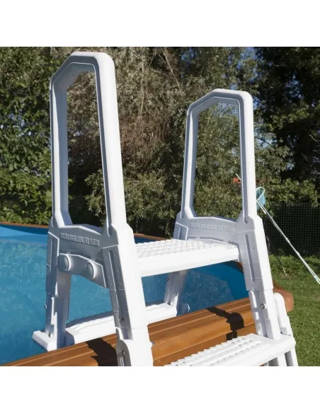 Escalera de seguridad Premium 2x4 peldaños Gre