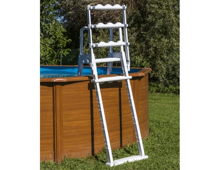 Escalera de seguridad Premium 2x4 peldaños Gre