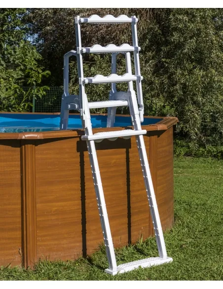 Escalera de seguridad Premium 2x4 peldaños Gre