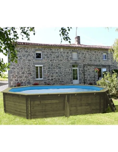 Gre Sunbay Cannelle Oval wooden pool 551x351x119