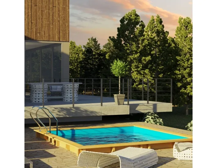 Gre Sunbay Carra 3 square pool 305x305x119