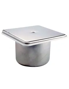 Stainless Steel Antivortex Sump 1 1/2" Outlet